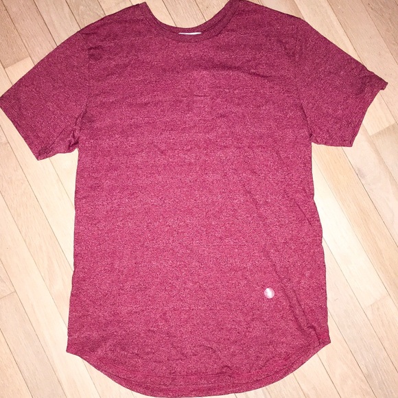 Extended longer length textured scallop tee PacSun - Picture 2 of 8